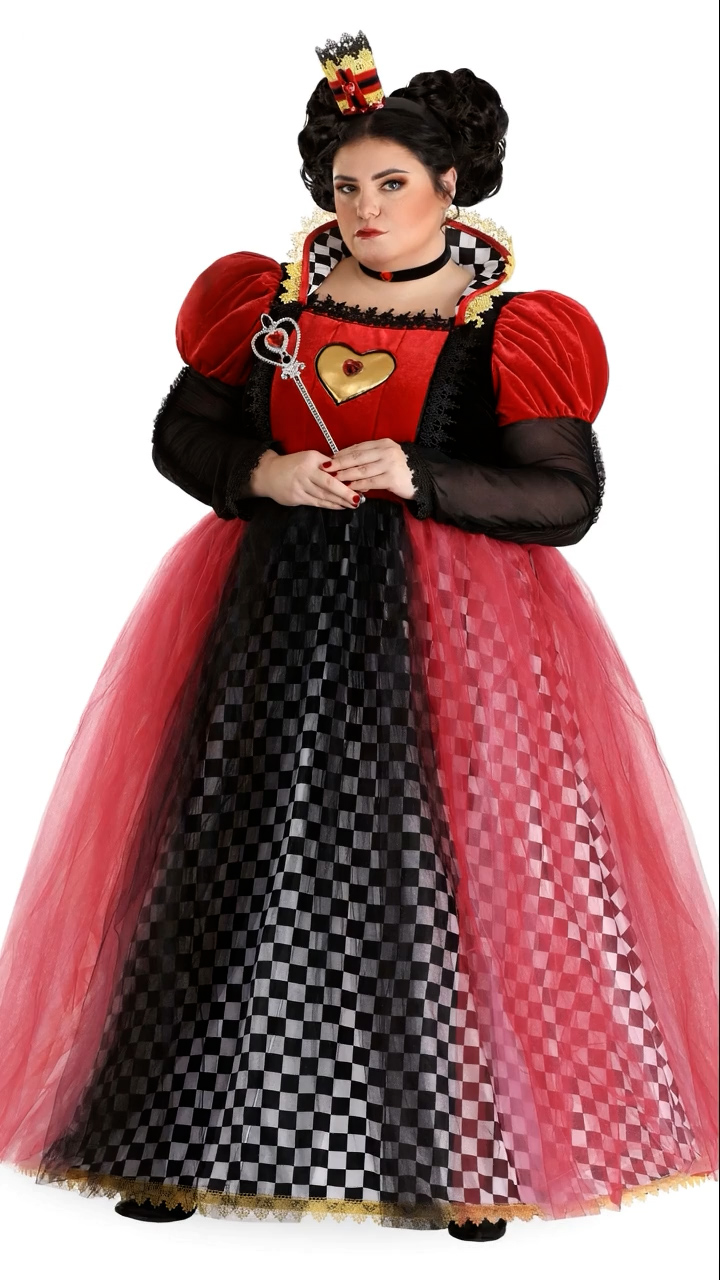 FUN6696PL Ai Ravishing Queen of Hearts Plus Size